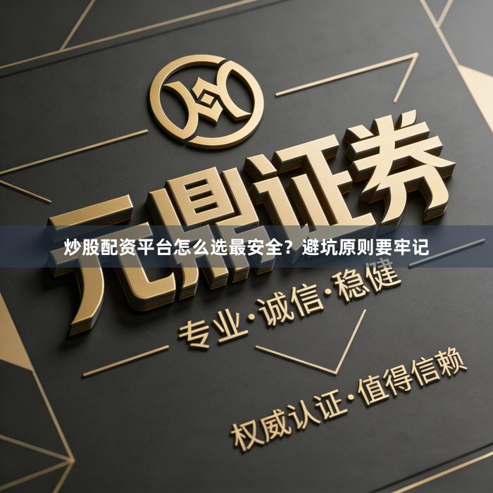 炒股配资平台怎么选最安全？避坑原则要牢记