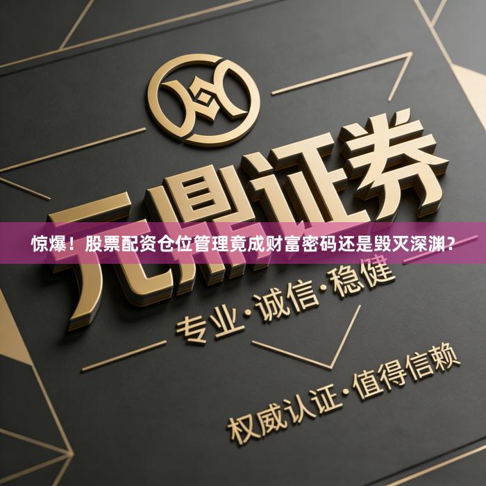 惊爆！股票配资仓位管理竟成财富密码还是毁灭深渊？