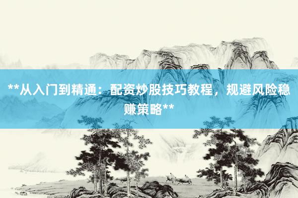 **从入门到精通：配资炒股技巧教程，规避风险稳赚策略**
