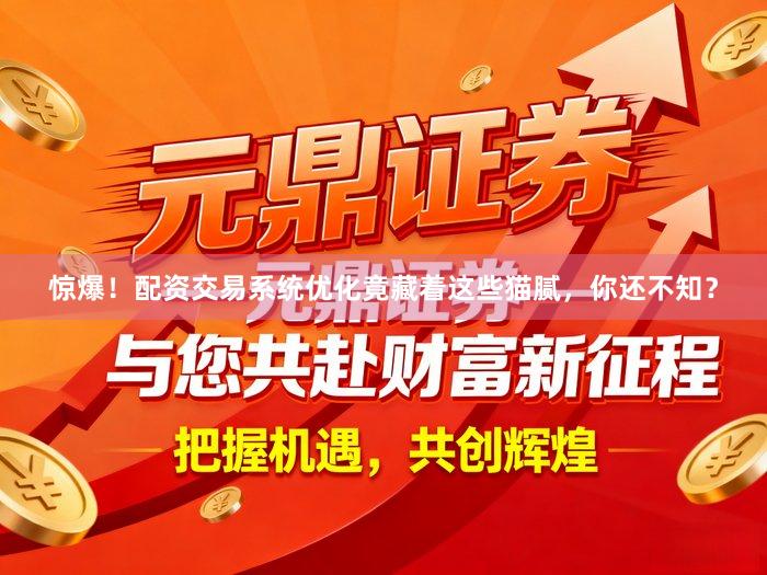 惊爆！配资交易系统优化竟藏着这些猫腻，你还不知？