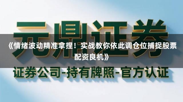《情绪波动精准拿捏！实战教你依此调仓位捕捉股票配资良机》