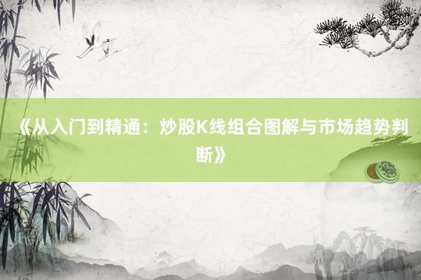 《从入门到精通：炒股K线组合图解与市场趋势判断》