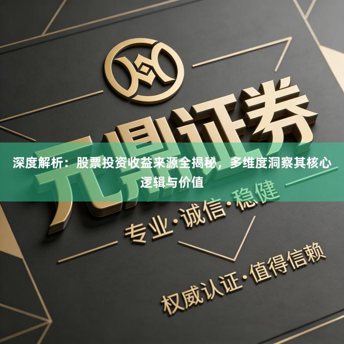 深度解析：股票投资收益来源全揭秘，多维度洞察其核心逻辑与价值