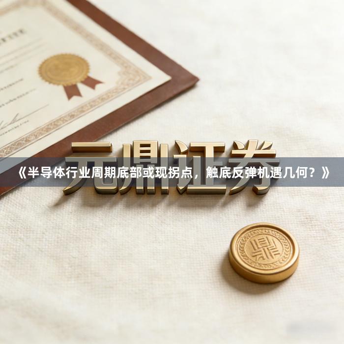 《半导体行业周期底部或现拐点，触底反弹机遇几何？》
