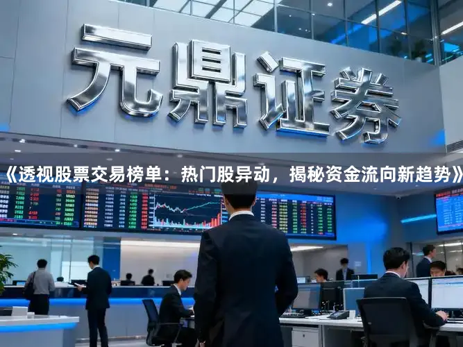 《透视股票交易榜单:热门股异动,揭秘资金流向新趋势》